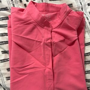 Figs neon pink rafaela scrub top